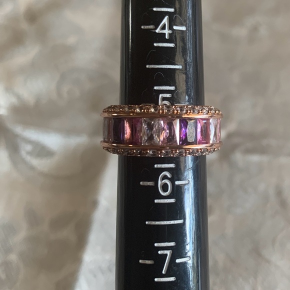 Danbury Mint Spring Blossom Eternity Ring - Picture 1 of 9